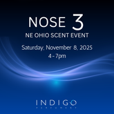 NOSE Northeast Ohio Scent Event November 8, 2025 at Indigo Perfumery